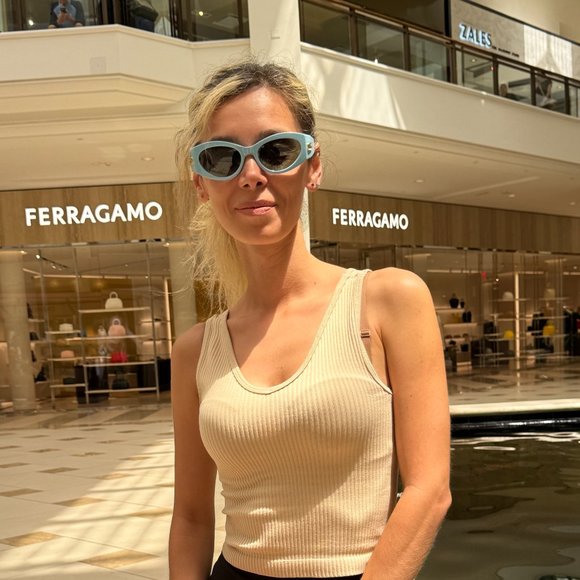 Gucci GG1401S 004 Light Blue Brand New Women's Sunglasses - Picture 5 of 16